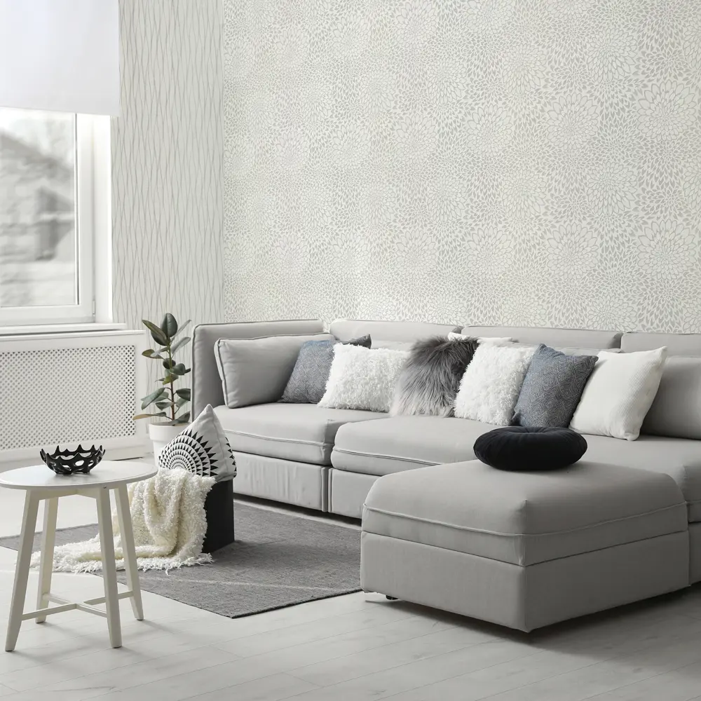 Обои флизелиновые Аспект Ру Флирт белые 1.06 м 30201-14 STLM-2096255 - Вид №3