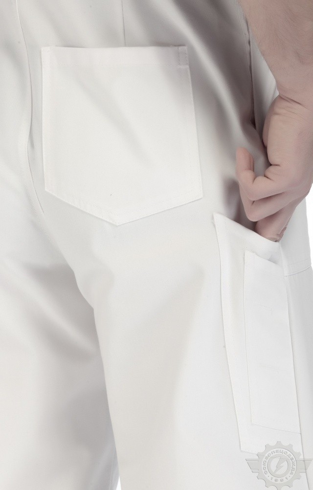 65514 Костюм "Эксперт-2" белый  Летняя спецодежда  размер 52-54/170-176  - Вид №15