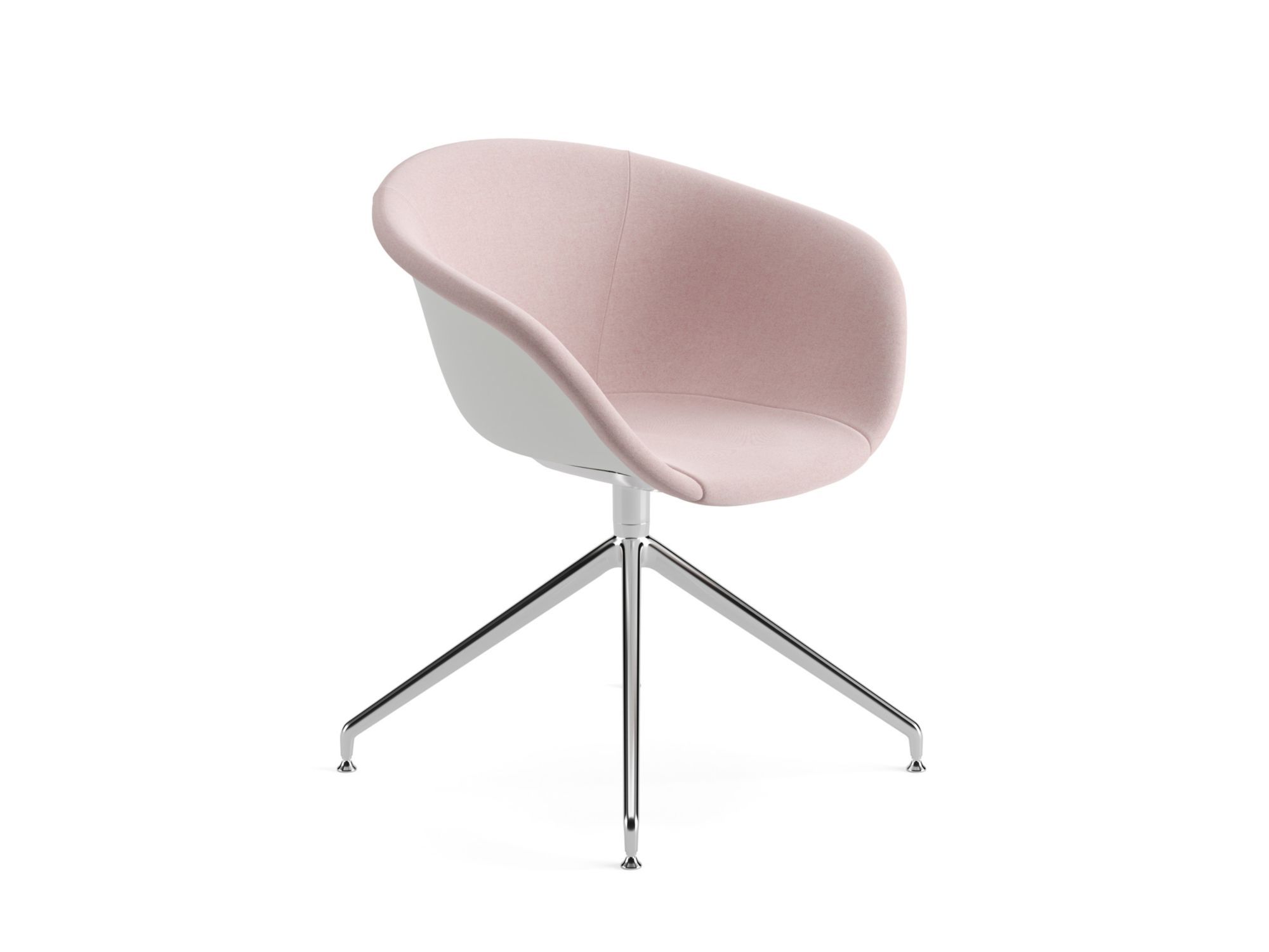 Стул на насесте, частично обтянутый тканью Arper Duna 02 ARCH-00104758