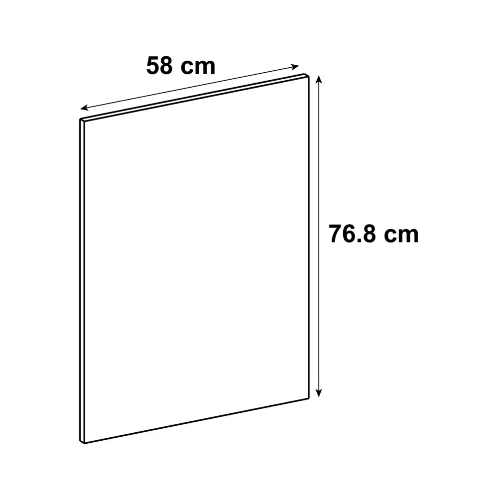 Фальшпанель для шкафа Delinia ID Петергоф грей 58x76.8 см МДФ цвет графит STLM-2147072 - Вид №11