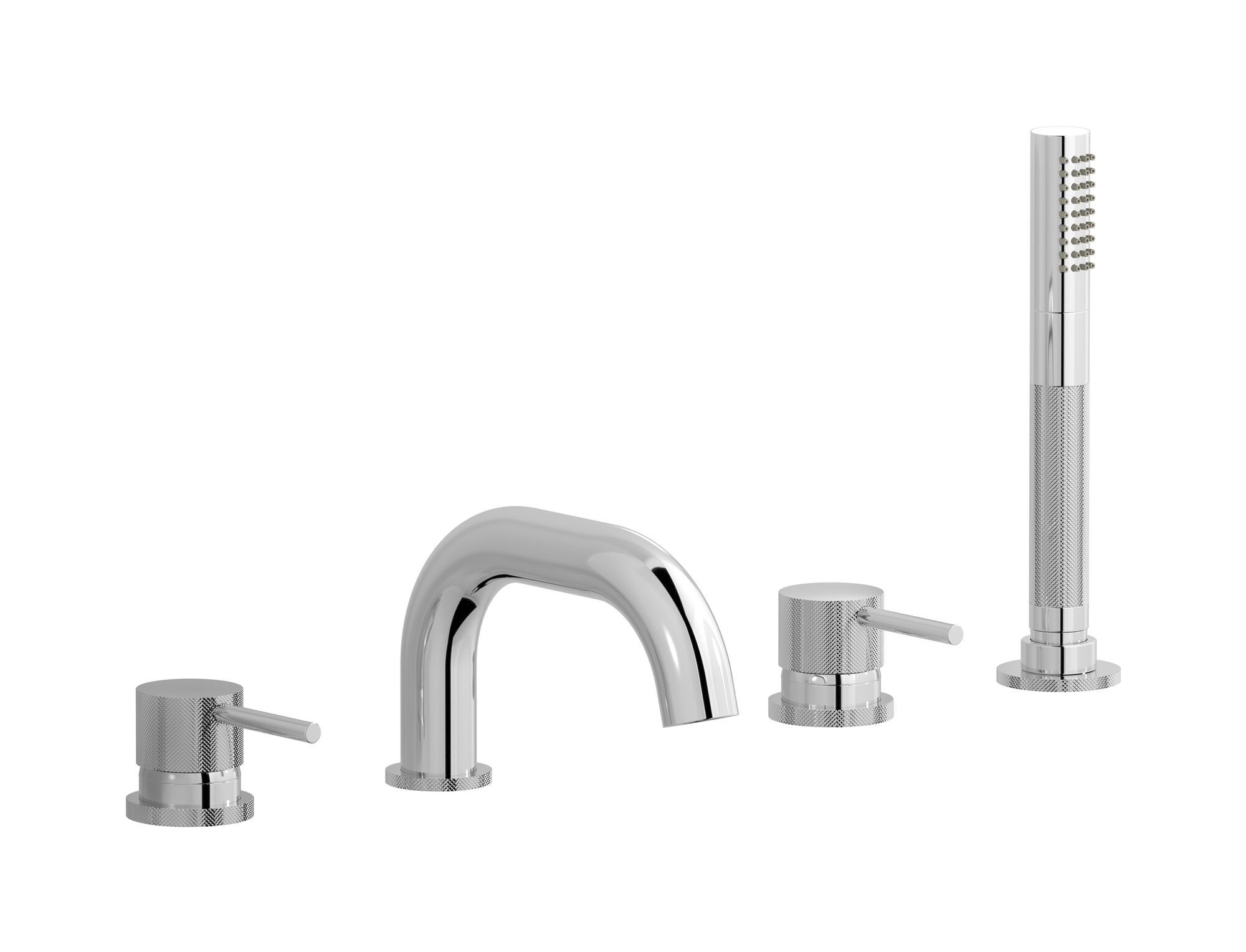 Однорычажный смеситель для ванны с ручным душем IB промышленность ARCH-00108090 - Вид №1