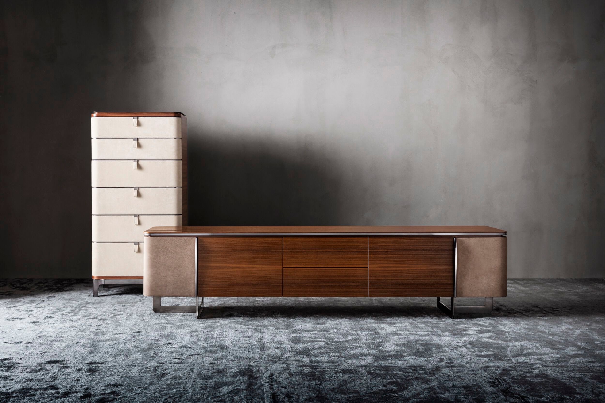 Деревянный двухсторонний низкий сервант OAK New York Suite ARCH-00030249 - Вид №3