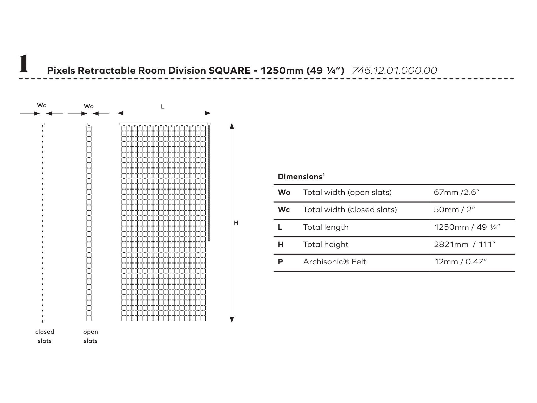 Рециркулированный ПЭТ подвесной звукопоглощающий офисный перегородка IMPACT ACOUSTIC® ARCHISONIC® Felt ARCH-00114591 - Вид №4