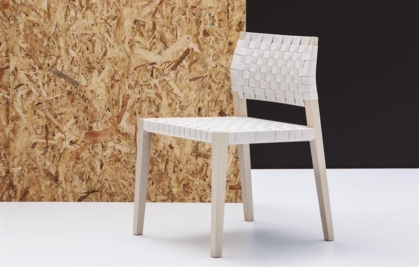 Andreu World Стул штабелируемый из дуба с открытой спинкой Valeria Si7511 - Вид №2