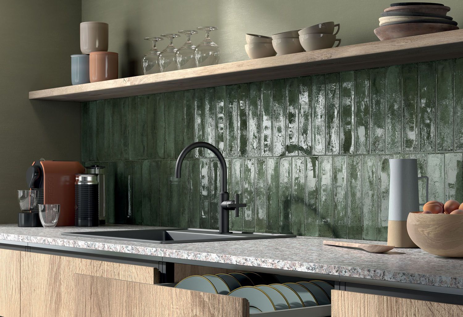 Эмалированная белая паста monoporose покрытие Panaria Ceramica мастерская ARCH-00021043 - Вид №8