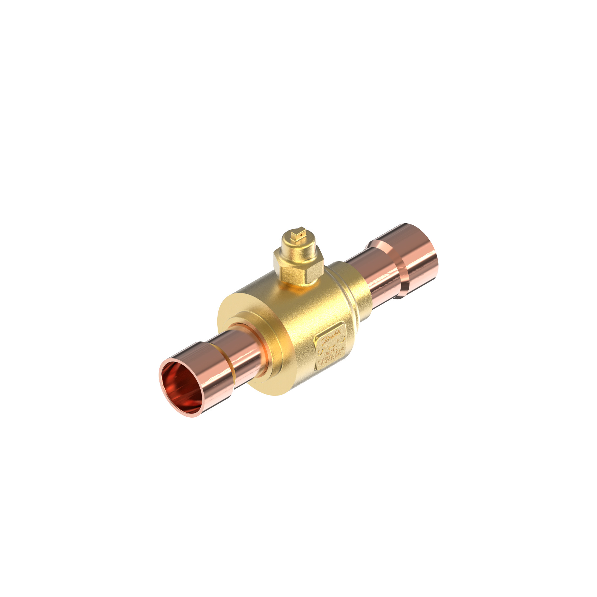 Danfoss GBCT — Запорные шаровые краны для CO2 140 бар GBCT 54s Кран шаровый 009L6456  - Вид №1