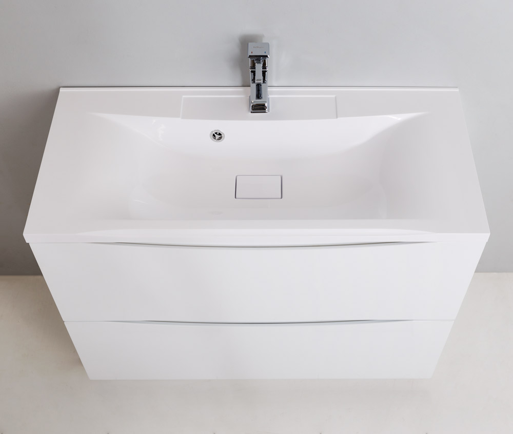 Мебель для ванной BelBagno MARINO-900-2C-PIA-BL-P  - Вид №2