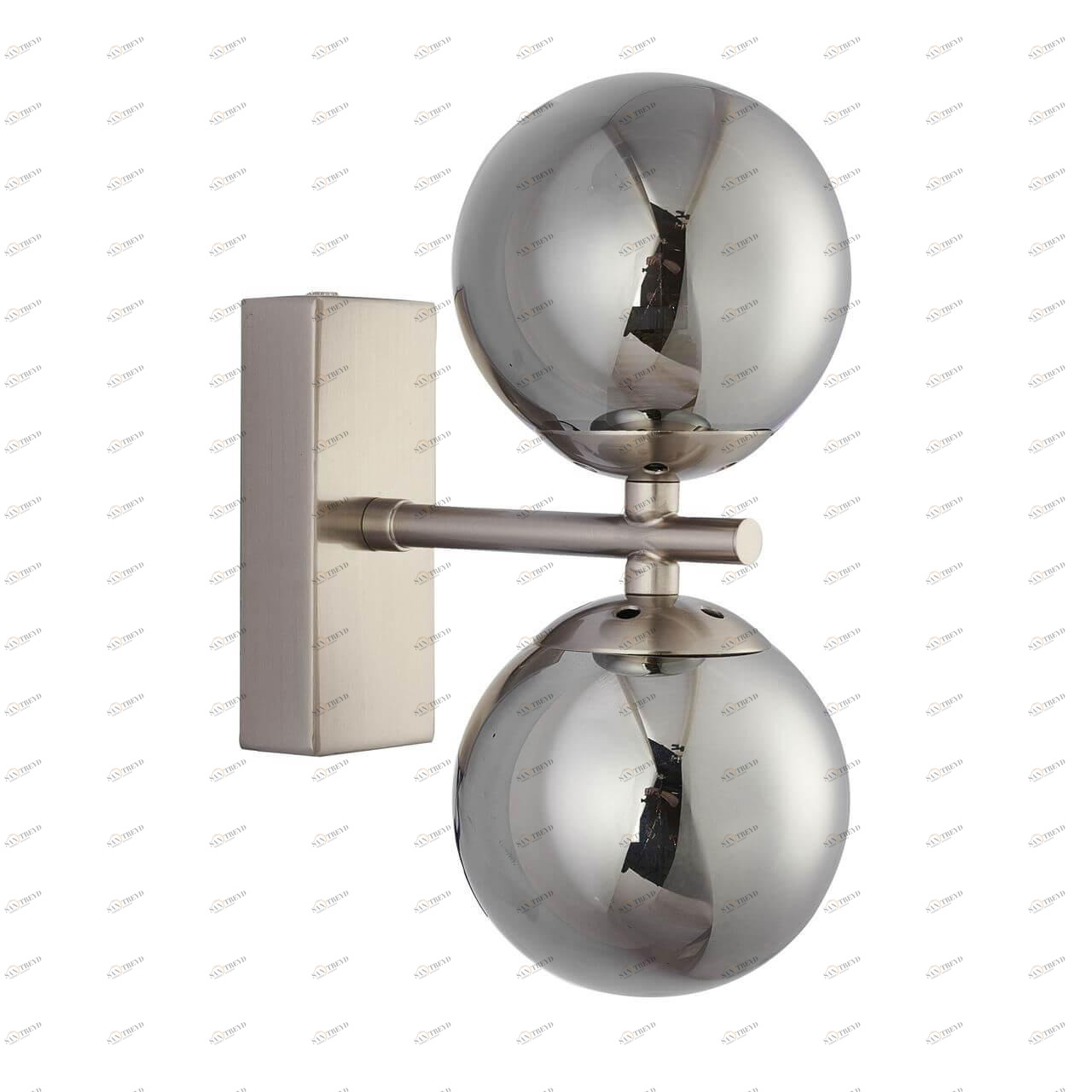 Бра галогеновое на 2 лампы дымчатое Varietas 2650-2W FAVOURITE VARIETAS 00-3931842 Серебро;серый 