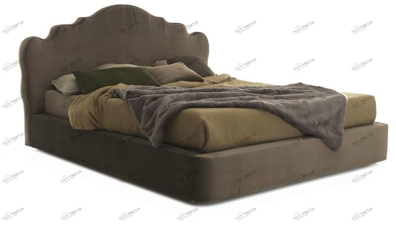 Bolzan Letti Двуспальная кровать с высоким изголовьем sun-id-1430943