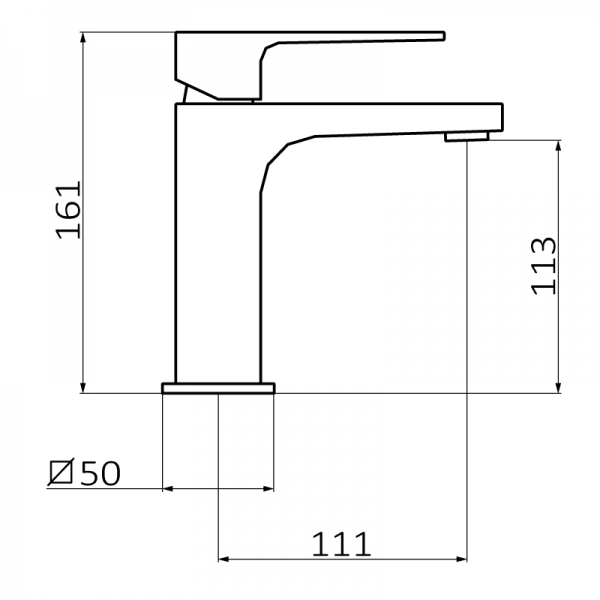 Смеситель для раковины KALA GRB MIXERS 60512601  - Вид №1