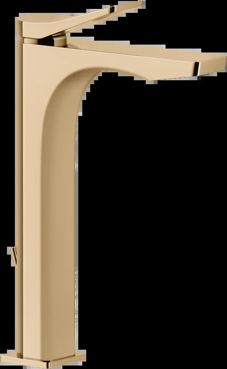 Смеситель для умывальника 59009 735 Gessi Rilievo ТЕПЛАЯ БРОНЗА PVD