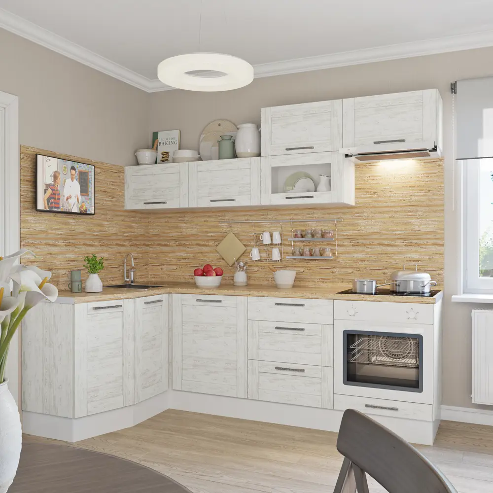 Дверь для шкафа Delinia «Фрейм светлый» 40x92 см, ЛДСП, цвет белый STLM-2210372 - Вид №2