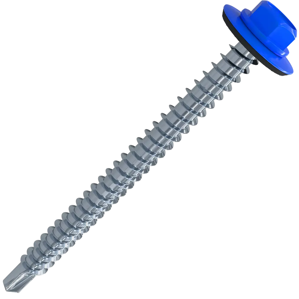 Кровельные саморезы STANDERS RAL5005 сверлоконечные синие 5.5x32, 100 шт. 82182100 STLM-2095304 