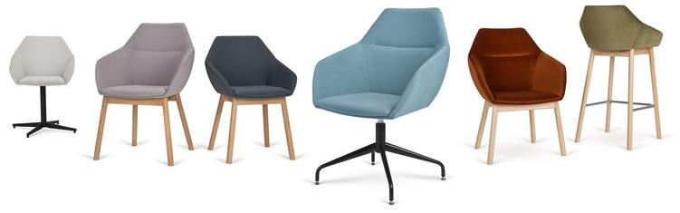 Paged Табурет высокий тканевый с подлокотниками Tuk H-tuk - Вид №2