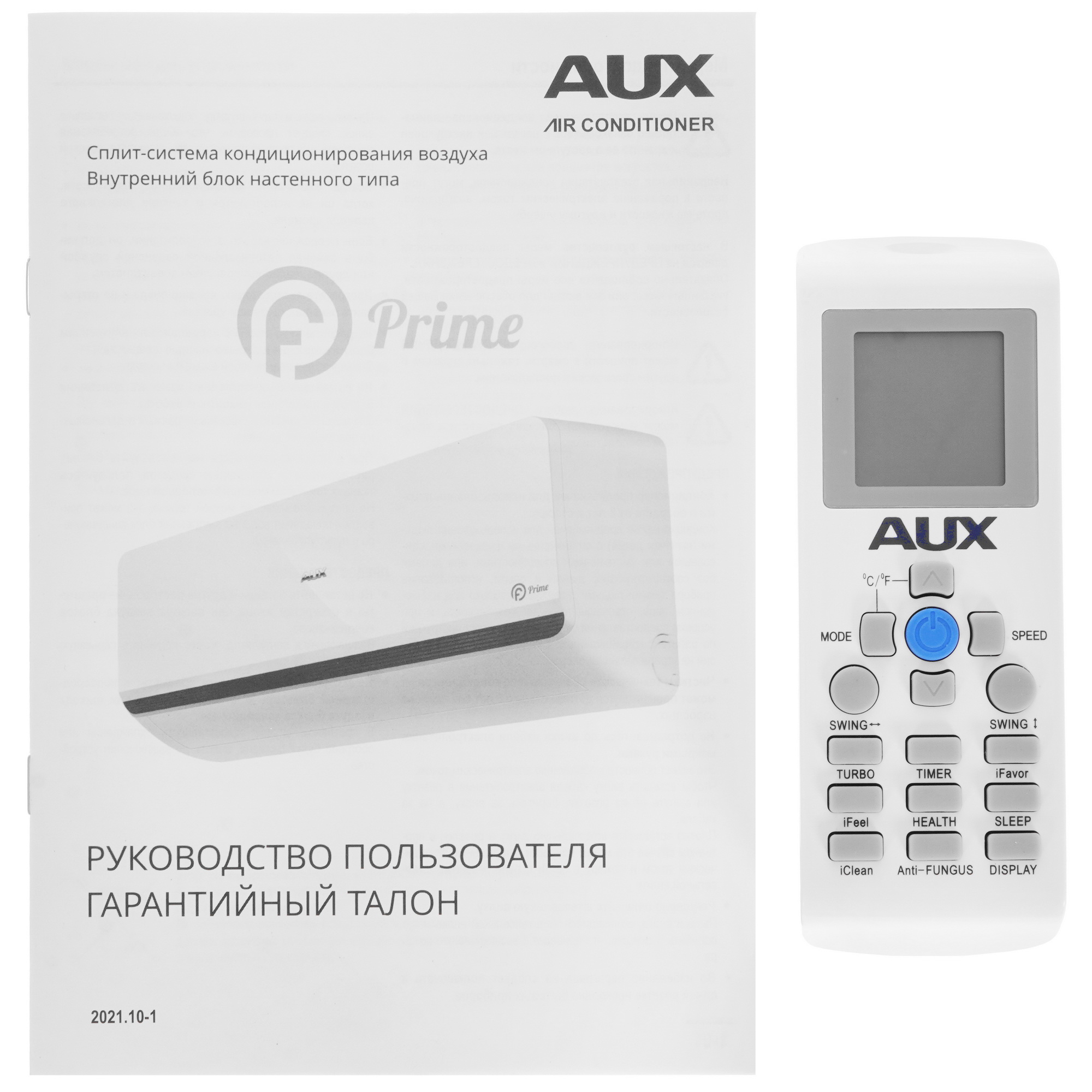 9904424 Кондиционер настенный сплит-система AUX ASW-H24A4/FP-R1/AS-H24A4/FP-R1 белый STDN-0122594 - Вид №10