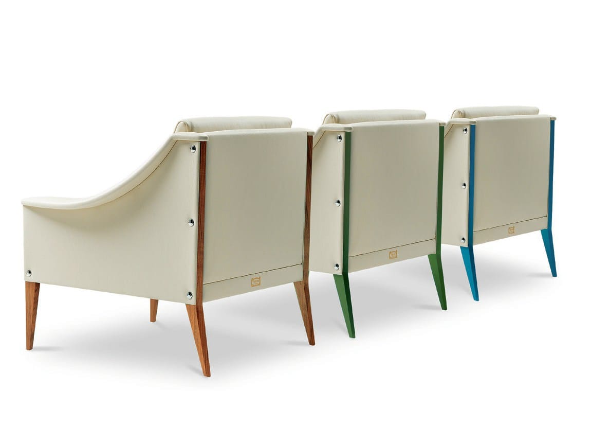 Кожаное кресло capitonné Poltrona Frau коллекция - диваны и кресла ARCH-00028530 - Вид №1