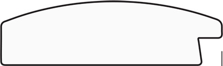 BY 7073 Зеркало в багетной раме - орех 65 mm EVOFORM Octagon - Вид №4