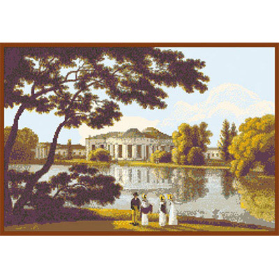 250х170кл Схема для вышивания цв. А3 ДК-057 "Усадьба" Santreyd 