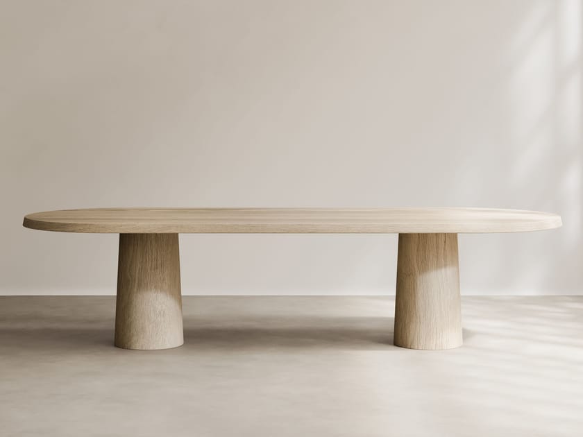 Круглый дубовый обеденный стол Paloma Editions GENEVA ARCH-00057928