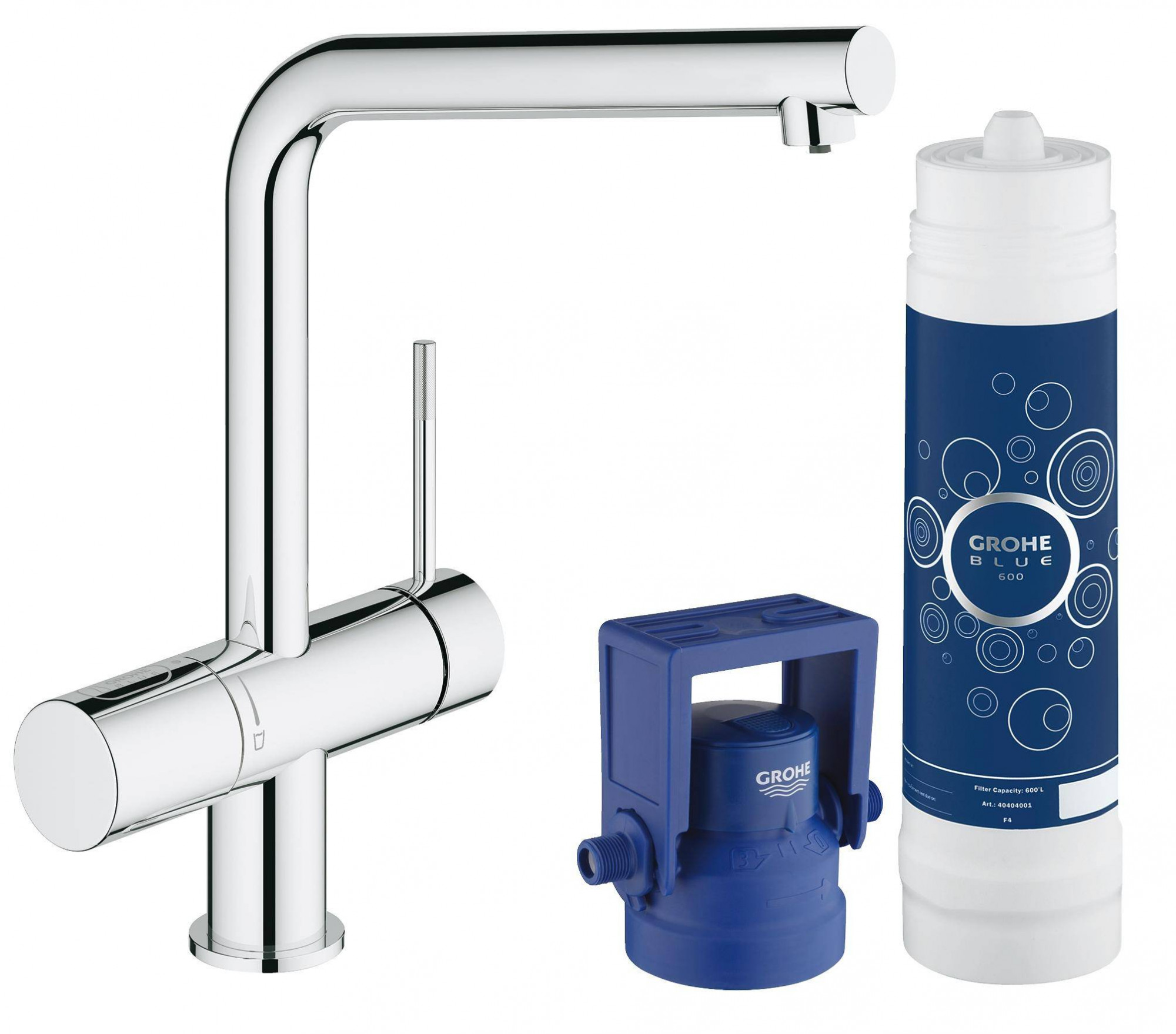 31345002 Комплект со смесителем для кухни Grohe GROHE Blue хром