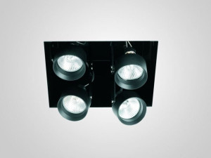 Окрашенный металлический поворотный встраиваемый прожектор