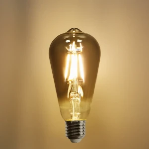 Декоративная филаментная лампа Voltega ST64 дымчатая 4Вт E27 89346000