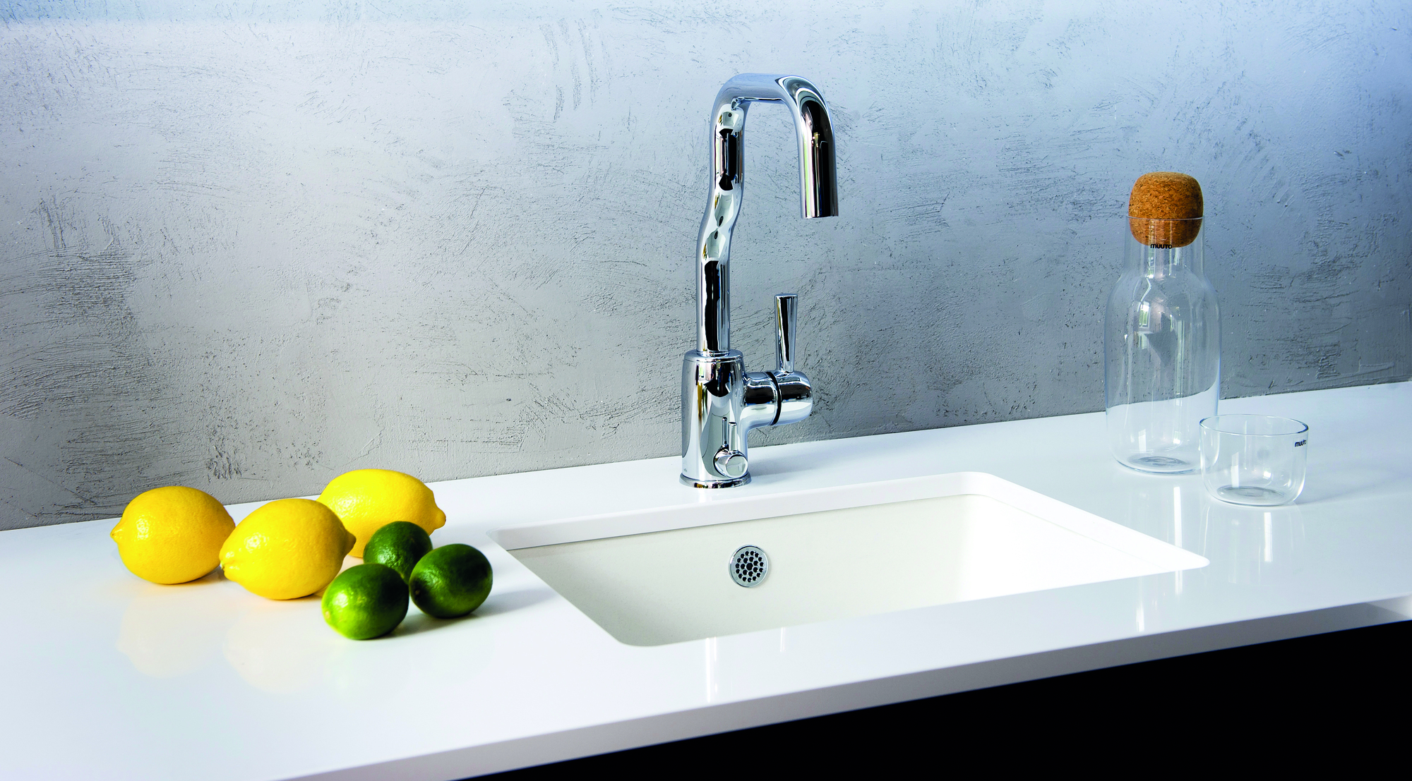 Oras 8535 Смеситель для кухни с клапаном 8535 LA CUCINA ALESSI Хром  - Вид №1