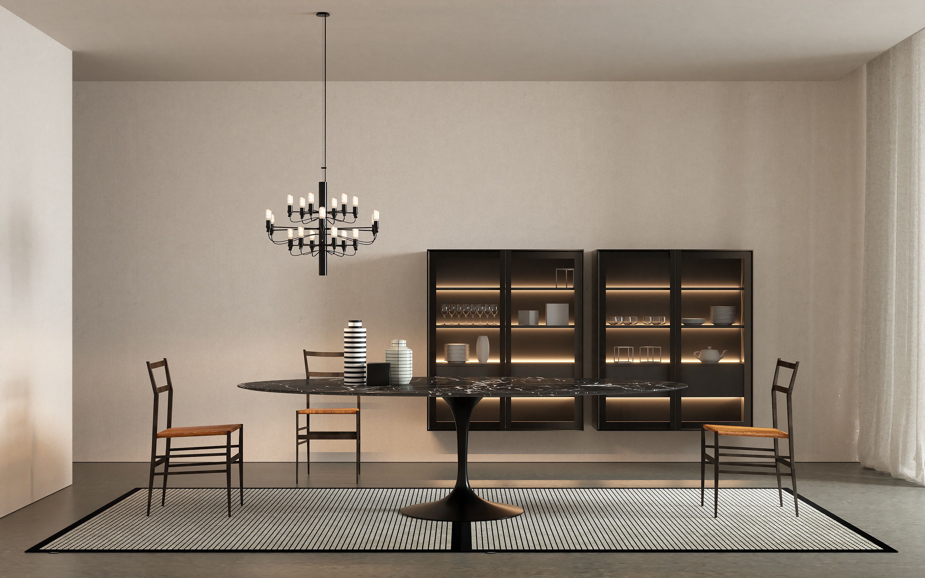 Деревянная подвесная витрина Antoniolupi Bemade ARCH-00123026 - Вид №2