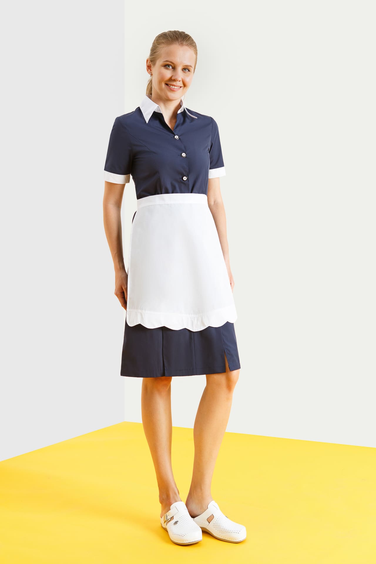 63432 Комплект NAVY (темно-синий) GRACE  Одежда для обслуживающего персонала  размер 46 (M)  - Вид №4