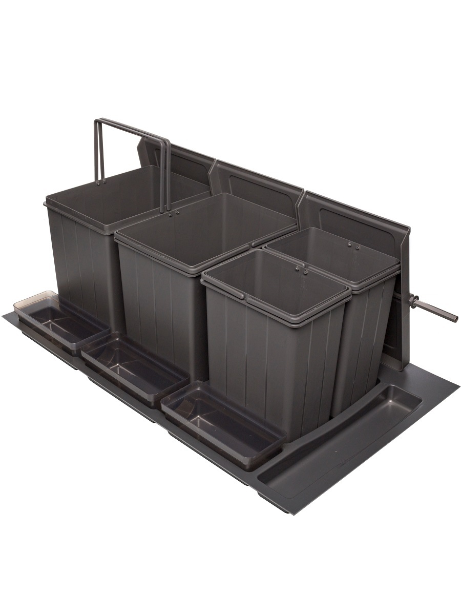 Система сортировки мусора Omega Top 900/47/4 Anthracite NAVAKO 10287 - Вид №1