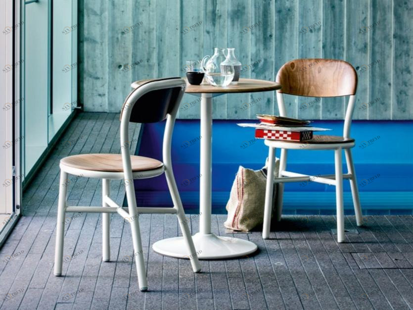 Magis Стул из фанерованной древесины Pipe sun-id-1490728