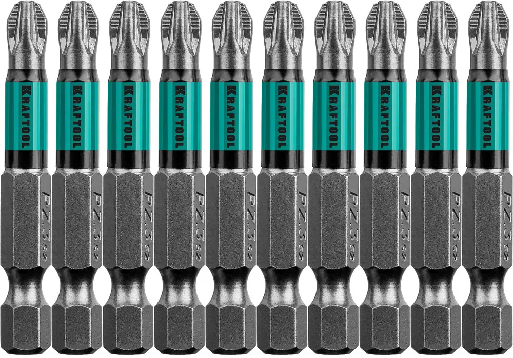 91351889 Бита крестовая магнитная Kraftool 26124-3-50-10 PZ3x50 мм, 10 шт STLM-0844054