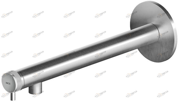 MGS Смеситель для умывальника из нержавеющей стали настенный Ergon sun-id-1408889