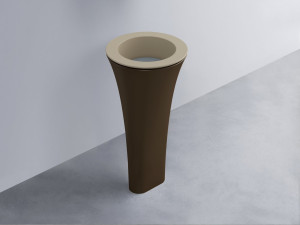 AMLA45-AV+AMPILT-BR+AMCOLT-CA Раковина Amedeo Tondo отдельностоящая cielo Enjoy + Amedeo