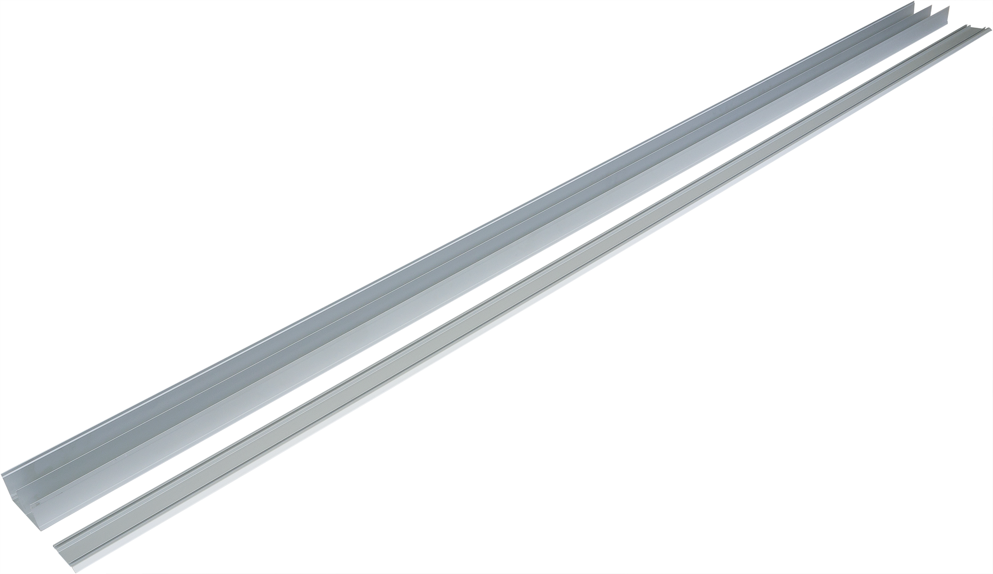 Spaceo: Направляющие для дверей-купе 266 см матовое серебро 82109762 STLM-0019232 - Вид №1