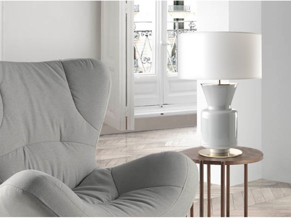 035928 Настольная лампа хромированный металл (абажур не в комплекте) Aromas del Campo Ponn  - Вид №1