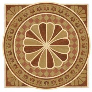 Художественный паркет Da Vinci Розетка 26-076 Дуб Селект (Гладкая) х1000диаметр мм.