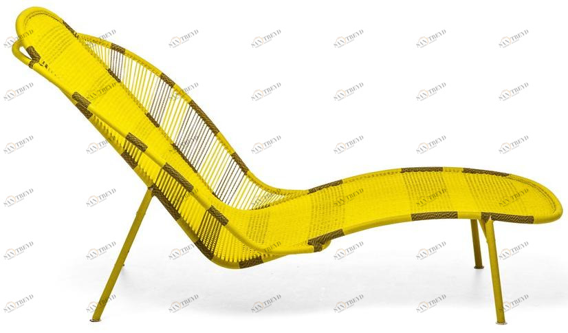 Moroso Шезлонг из цветных тканых полиэтиленовых нитей M'afrique sun-id-1371894