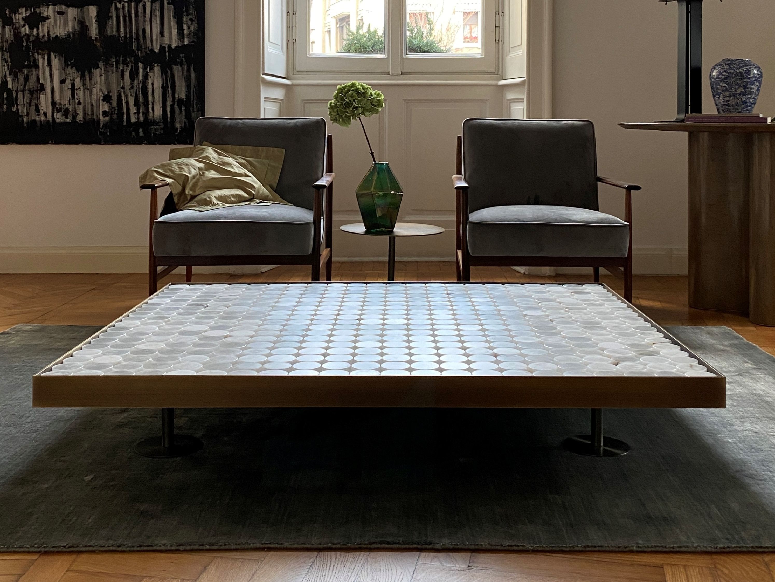 Низкий стол из алебастра mg12 София ARCH-00133634