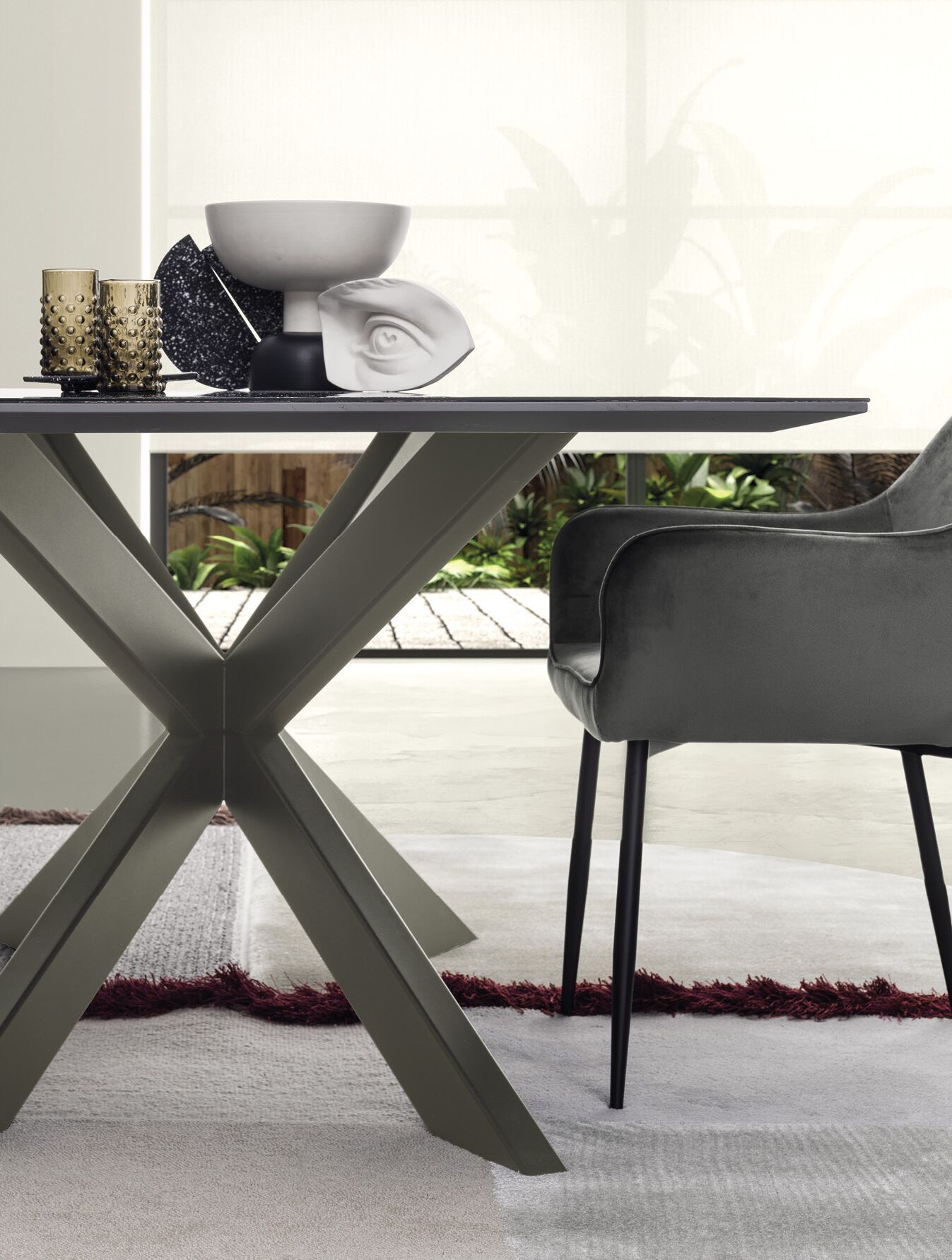 Прямоугольная столешница из закаленного стекла Devina Nais Free ARCH-00038201 - Вид №5