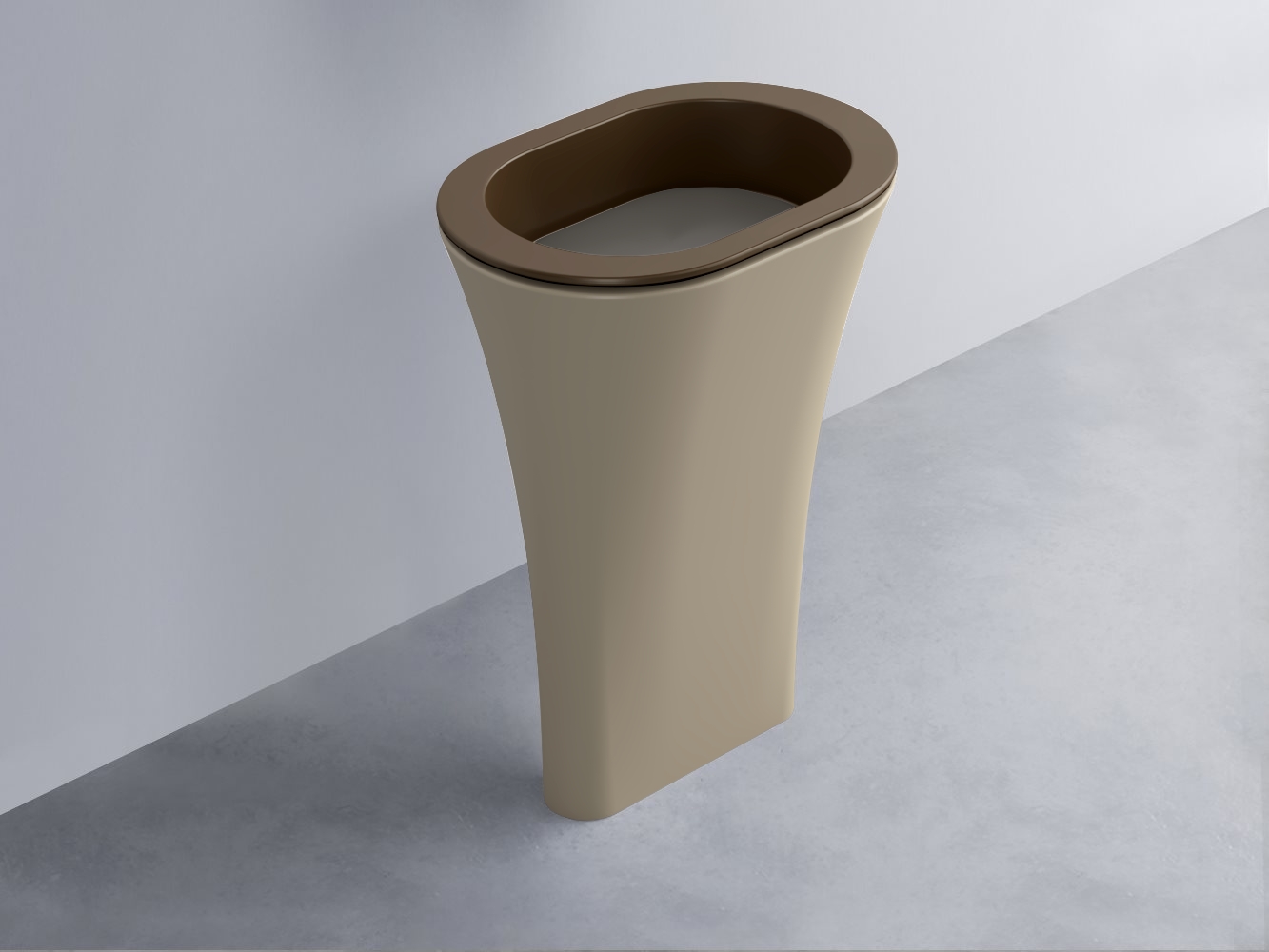 AMLA65-CA+AMPILO-FN+AMCOLO-AV Раковина Amedeo Ovale отдельностоящая cielo Enjoy + Amedeo Ceramica Cielo