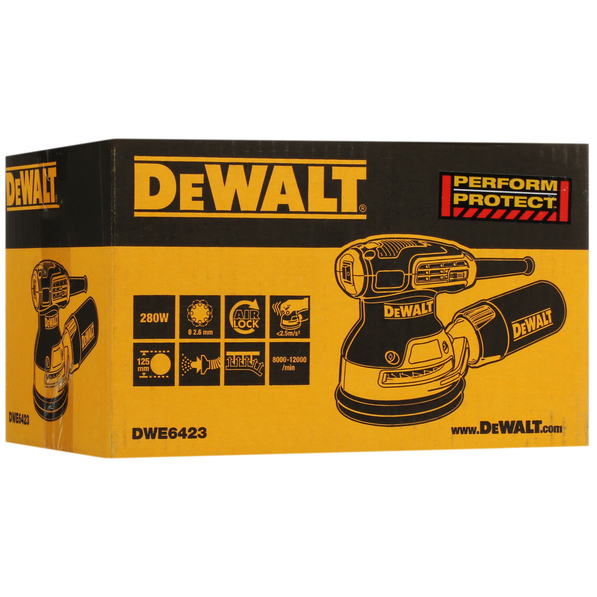 Эксцентриковая шлифмашинка DeWALT DWE6423 5437831 STDN-0141832 - Вид №9