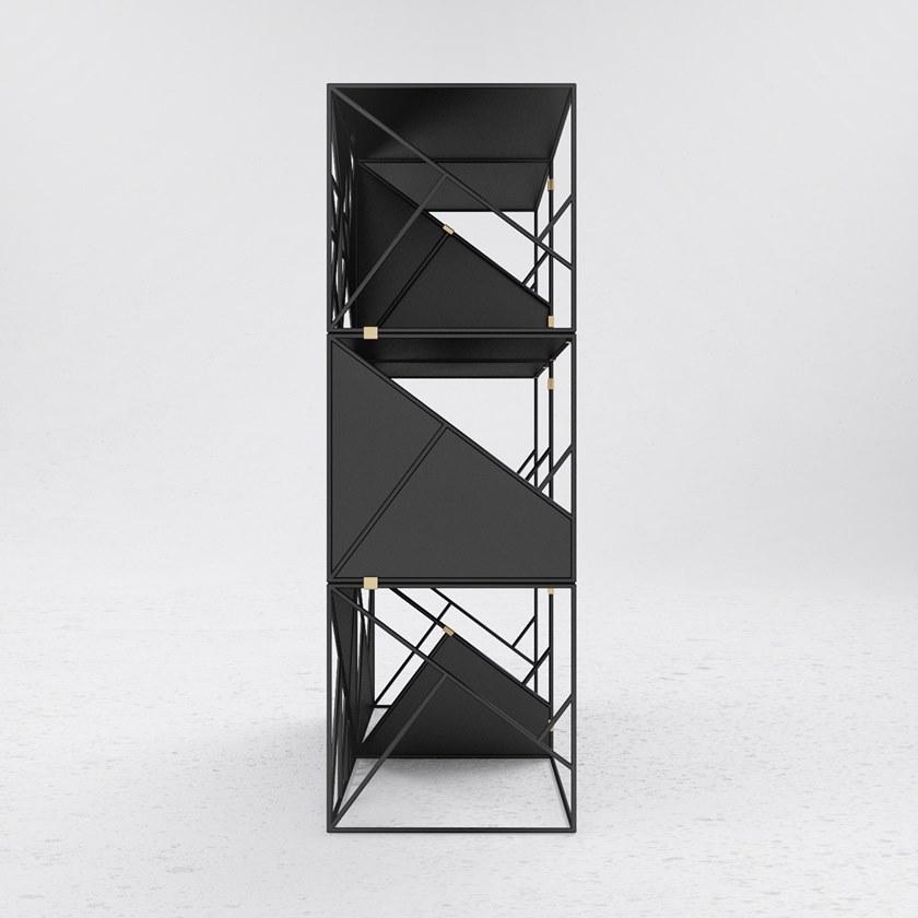 ODESD2 Открытый стальной книжный шкаф Z sun-id-1345234 - Вид №2