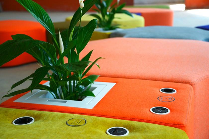 Adrenalina Модульная скамья из ткани Sir-pent sun-id-1354760 - Вид №3