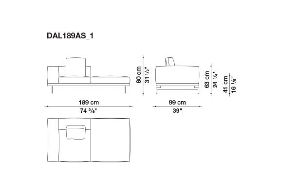 Кожаный диван B&B Italia док ARCH-00130675 - Вид №117