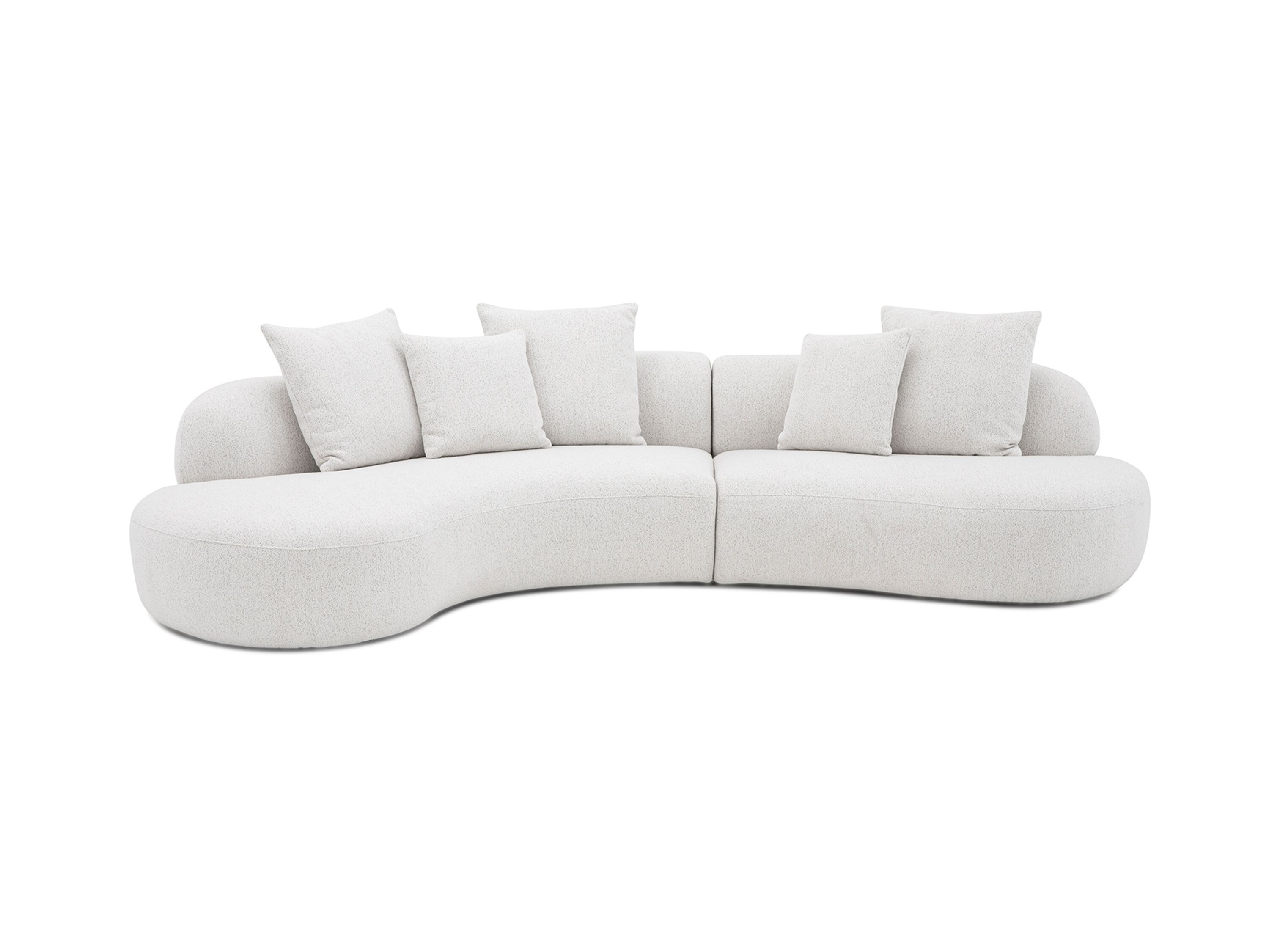 Модульный изогнутый диван из ткани CAMPO DE' FIORI CHILI ARCH-00079544 - Вид №6