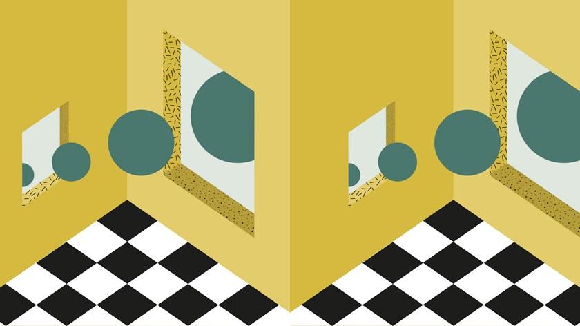 Baboon Геометрические огнестойкие виниловые обои Pattern sun-id-1411636 - Вид №6