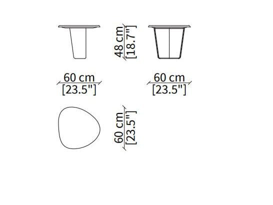 Мраморный журнальный столик Vittoria Frigerio Monroy ARCH-00064472 - Вид №2