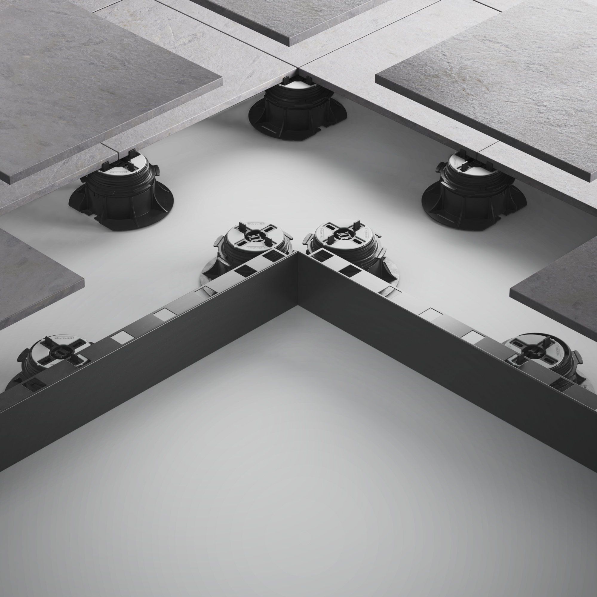 Вертикальный профиль периметра для фальшполов ETERNO IVICA Pedestal ARCH-00092788 - Вид №3