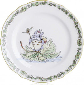 10645989 Noritake Тарелка десертная Noritake "Мой сосед Тоторо" 19см Фарфор костяной